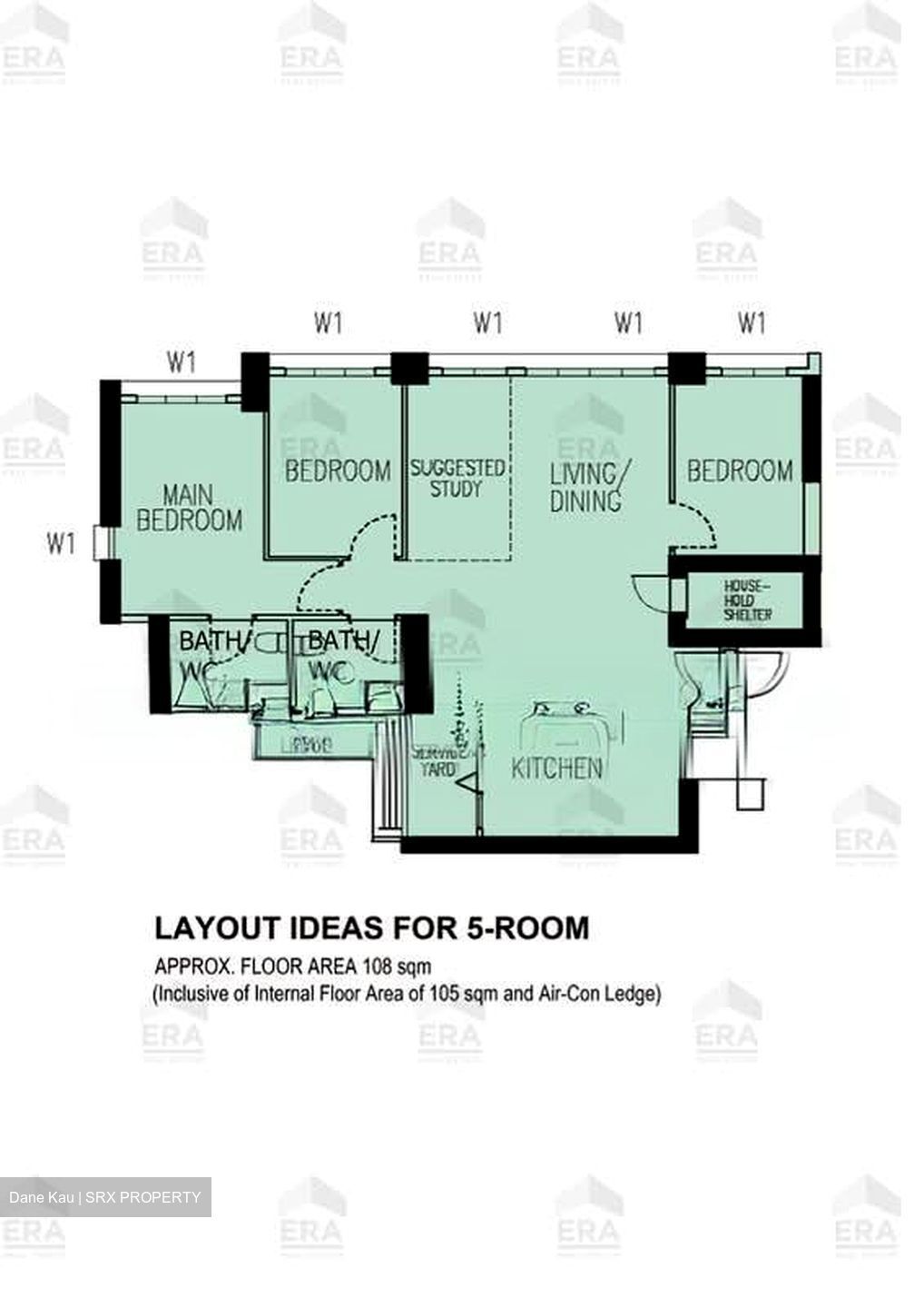 Blk 96 Skyparc @ Dawson (Queenstown), HDB 5 Rooms #532665091